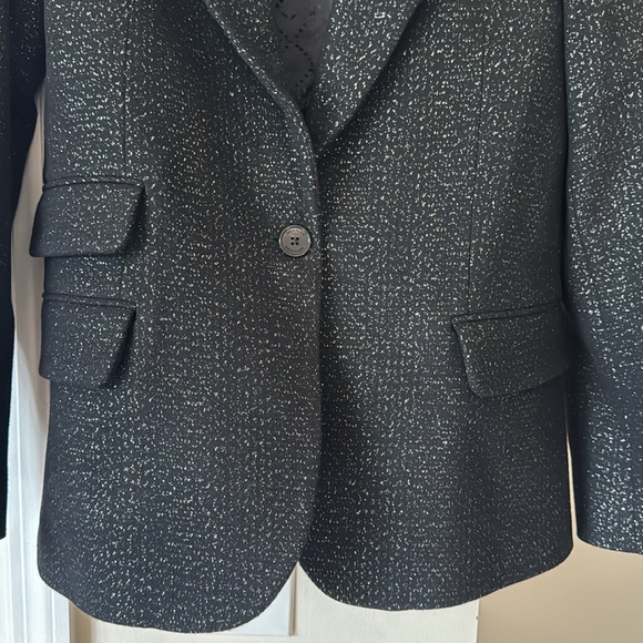 Zadig & Voltaire Venus sparkle Metallic wool blend blazer - Picture 5 of 11